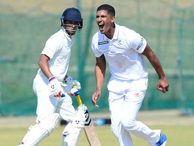 India A vs South Africa A: Hosts dismiss visitors for paltry 120 on Day 2, take command of 1st 'Test' India A vs South Africa A: Hosts dismiss visitors for paltry 120 on Day 2, take command of 1st 'Test'