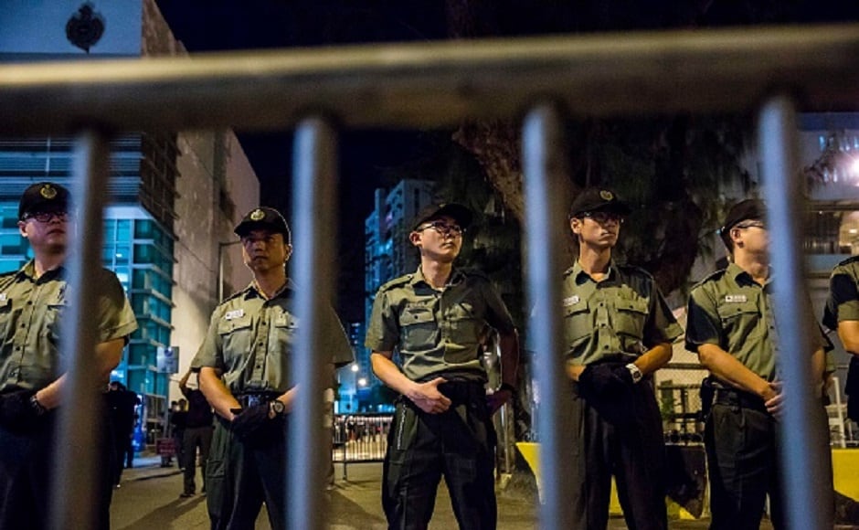 The activists are convicted of unlawful assembly after they stormed government property in June 2014 which led to 79-day sit-in of major roads. Getty Images The activists are convicted of unlawful assembly after they stormed government property in June 2014 which led to 79-day sit-in of major roads. Getty Images
