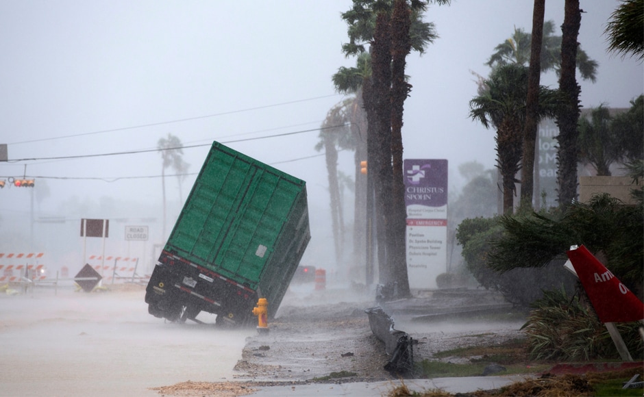 Hurricane Harvey, the first major storm to hit the US mainland in 12 years, slammed into the Texas coast late on Friday, unleashing torrents of rain and packing powerful winds. AP Hurricane Harvey, the first major storm to hit the US mainland in 12 years, slammed into the Texas coast late on Friday, unleashing torrents of rain and packing powerful winds. AP