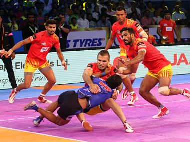Pro Kabaddi League 2017: Gujarat Fortunegiants' Fazel Atrachali says no raider can match him for power Pro Kabaddi League 2017: Gujarat Fortunegiants' Fazel Atrachali says no raider can match him for power