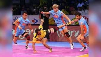 Pro Kabaddi League 2017: Bengal Warriors cruise past sorry Telugu Titans, Gujarat, Haryana share spoils