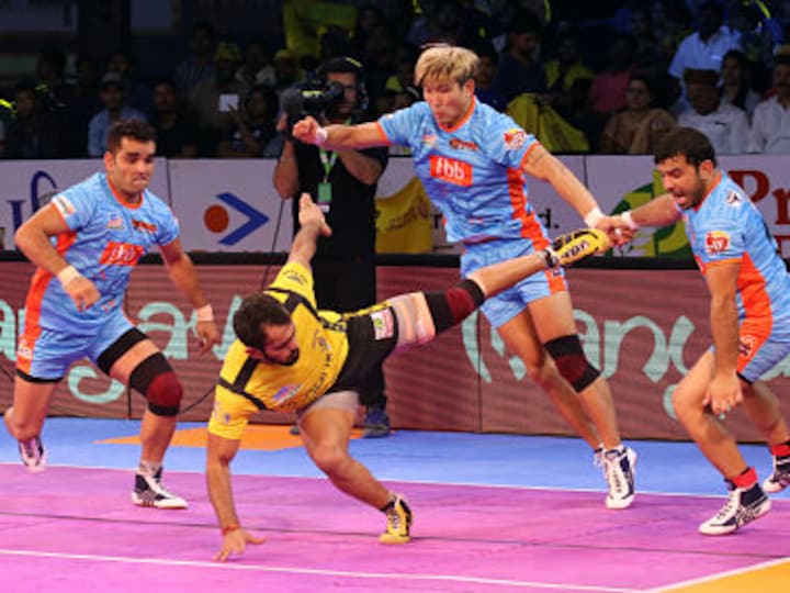 Pro Kabaddi League 2017: Bengal Warriors cruise past sorry Telugu Titans, Gujarat, Haryana share spoils