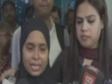 File image of Ishrat Jahan. Twitter @ANI