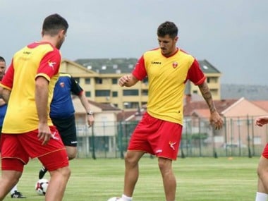 Stevan Jovetic was seen wearing No.10 shirt of AS Monaco. Image Courtesy: Twitter @sjovetic