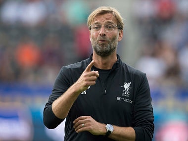File image of Liverpool manager Juergen Klopp. AP