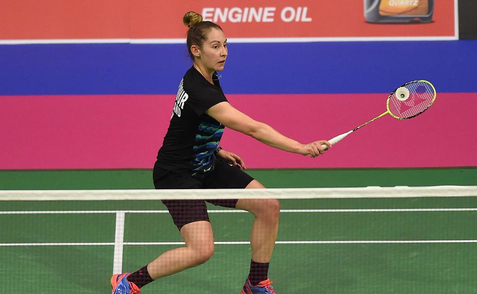Kristy Gilmour won against India's Rituparna Das in just 42 minutes. Image courtesy: @AnneSmillie_CEO