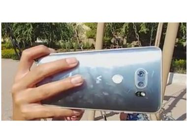 LG V30 device photos leaked online, shows a glass back panel and minor bump on camera module LG V30 device photos leaked online, shows a glass back panel and minor bump on camera module