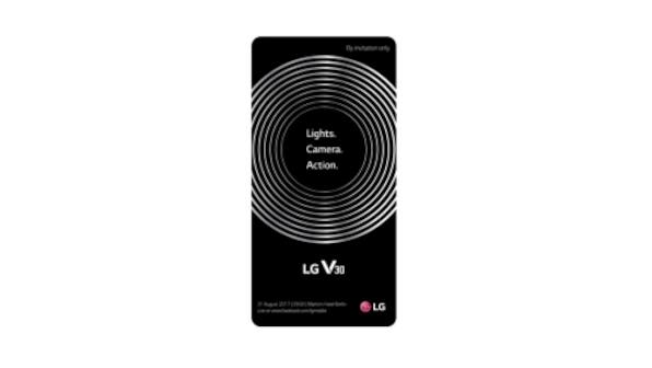 LG is sending out official invites for the launch event of V30 scheduled for August 31