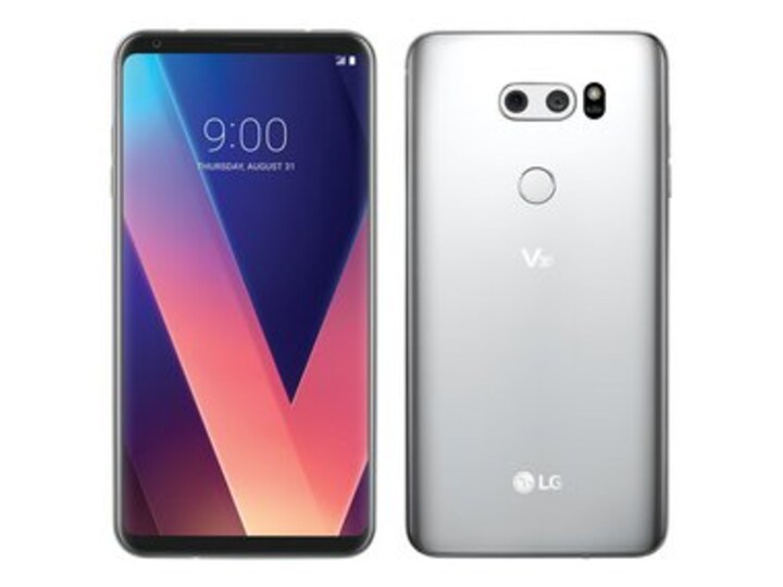 LG V30 render leaks; features rounded metal and glass design with 18:9 ratio display