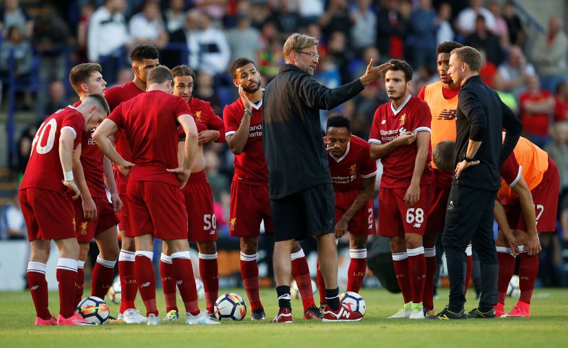 Liverpool manager Juergen Klopp will hopefully have a squad strong enough to cope with Premier League as well as Champions League football. Reuters