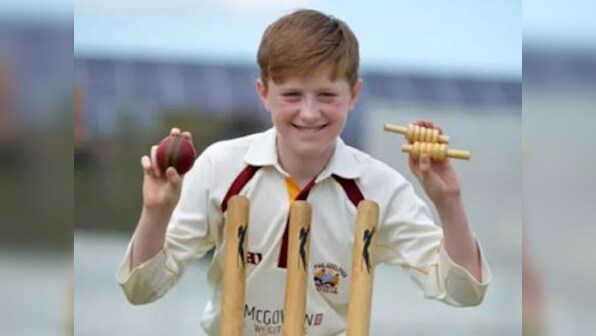 England schoolboy Luke Robinson creates history by taking six wickets in six balls in U-13 cricket