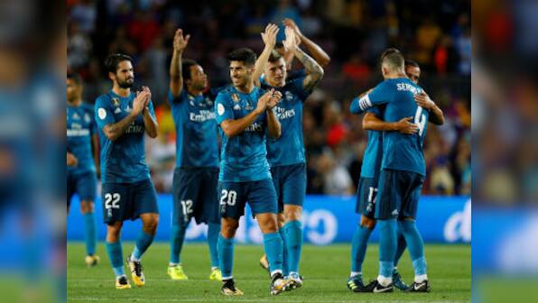 Spanish Super Cup: Cristiano Ronaldo sent off in Real Madrid's win over Barcelona in first leg