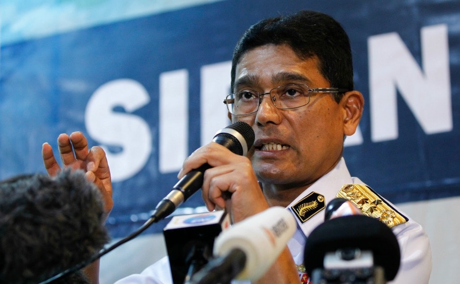 In a press conference, Malaysian maritime director Indera Abu Bakar said that Malaysia deployed nine vessels and one aircraft for the rescue operations. AP In a press conference, Malaysian maritime director Indera Abu Bakar said that Malaysia deployed nine vessels and one aircraft for the rescue operations. AP