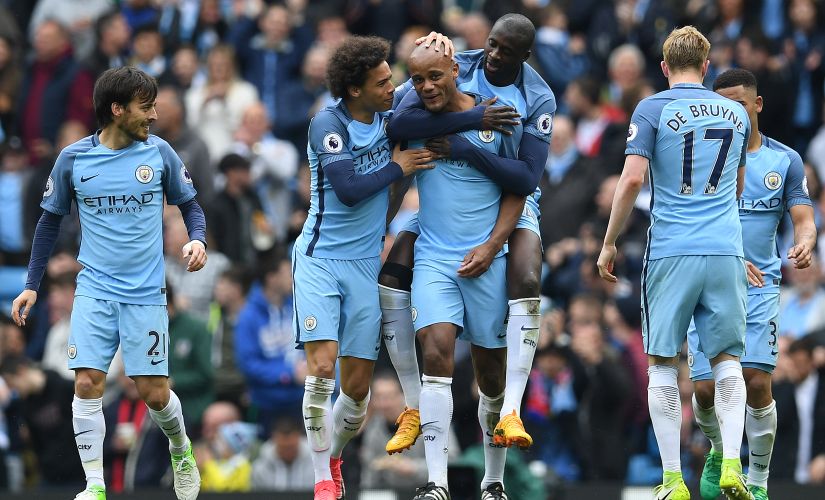 Manchester City have bolstered their squad to make a stronger challenge for the title. AFP