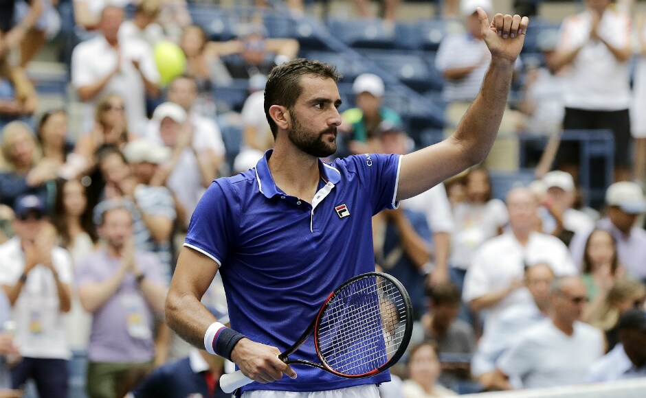 Marin Cilic, the 2014 US Open champion, made it through his opening-round match against aptly named American Tennys Sandgren with a 6-4, 6-3, 3-6, 6-3 victory. AP Marin Cilic, the 2014 US Open champion, made it through his opening-round match against aptly named American Tennys Sandgren with a 6-4, 6-3, 3-6, 6-3 victory. AP