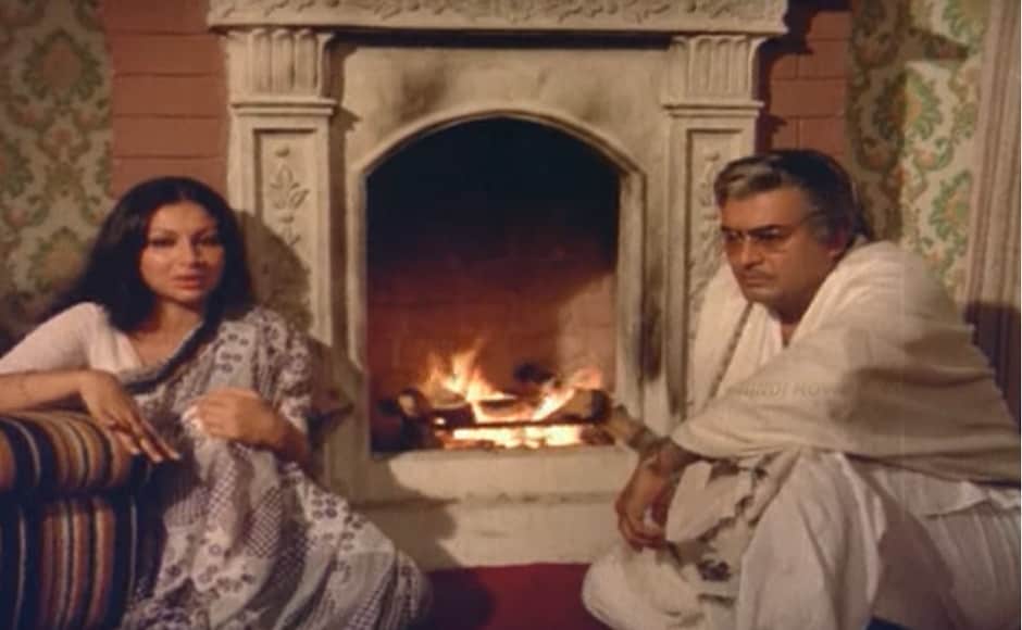 1975's Mausam saw Sharmila Tagore deliver a phenomenal performance in a double role along with Sanjeev Kumar. The film is considered a masterpiece for the subtle performances and the treatment of a subject that the film dealt with. Gulzar received Filmfare Award for the film along with a National Award for the Second Best Feature Film; Tagore was chosen the Best Actress National Award. Screen grab via YouTube. 1975's Mausam saw Sharmila Tagore deliver a phenomenal performance in a double role along with Sanjeev Kumar. The film is considered a masterpiece for the subtle performances and the treatment of a subject that the film dealt with. Gulzar received Filmfare Award for the film along with a National Award for the Second Best Feature Film; Tagore was chosen the Best Actress National Award. Screen grab via YouTube.