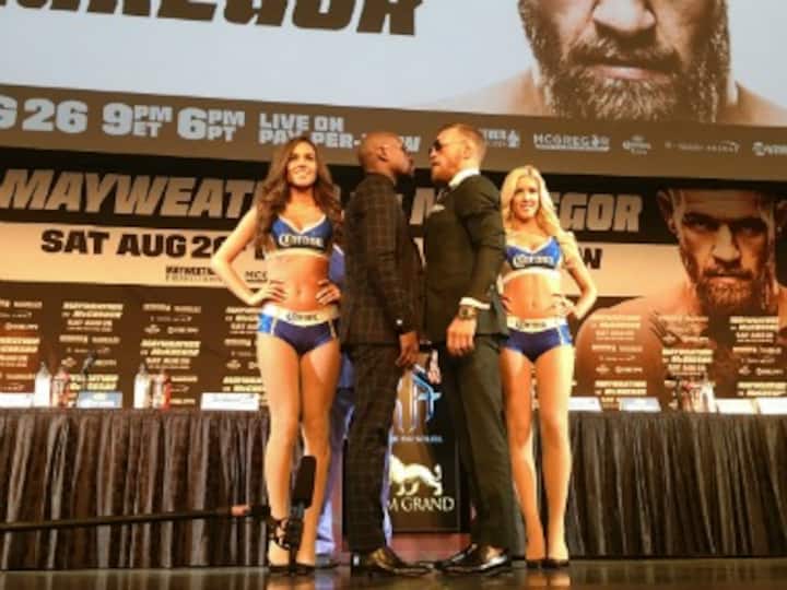 Floyd Mayweather issues warning to Conor McGregor in subdued final press conference ahead of super fight