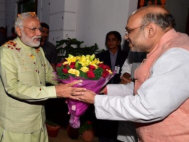 File image of Prime Minister Narendra Modi and BJP chief Amit Shah. PTI