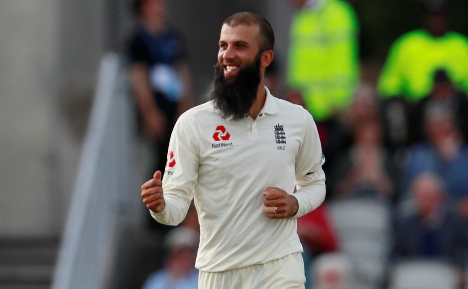 Moeen Ali saw off South Africa's last bit of fight with the first of his five quick wickets as he trapped Amla lbw, who was out on review. Reuters Moeen Ali saw off South Africa's last bit of fight with the first of his five quick wickets as he trapped Amla lbw, who was out on review. Reuters