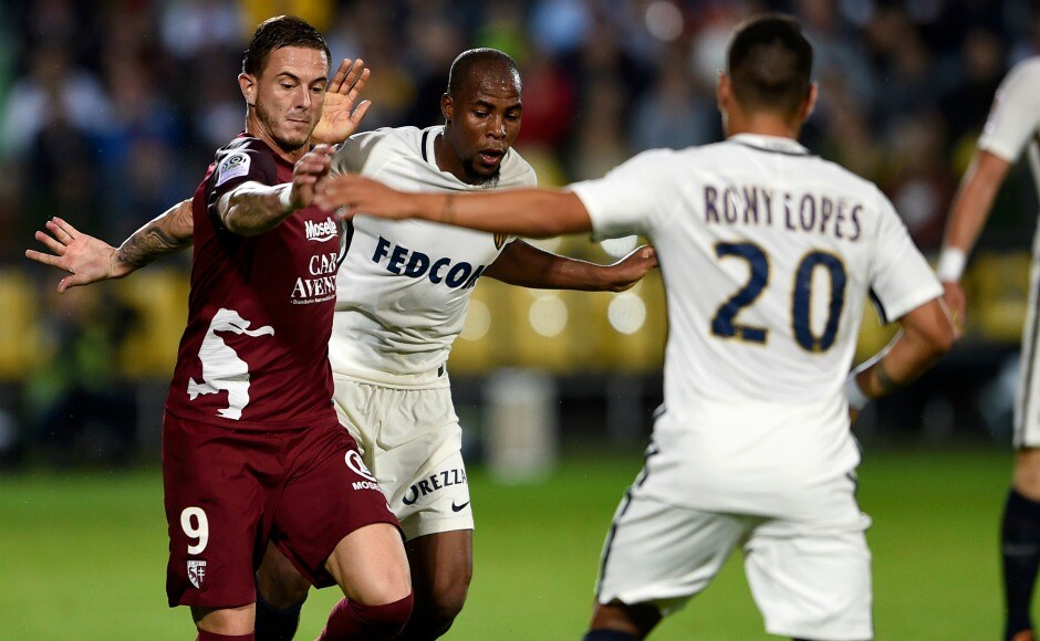 The game between FC Metz and AS Monaco was a tight affair where both teams tried to assert dominance in the middle of the park. AFP The game between FC Metz and AS Monaco was a tight affair where both teams tried to assert dominance in the middle of the park. AFP