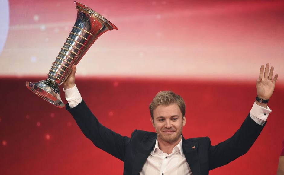 Germany’s Nico Rosberg was presented with the Laureus Breakthrough of the Year Award after winning the Formula One World Championship in 2016. Reuters Germany’s Nico Rosberg was presented with the Laureus Breakthrough of the Year Award after winning the Formula One World Championship in 2016. Reuters