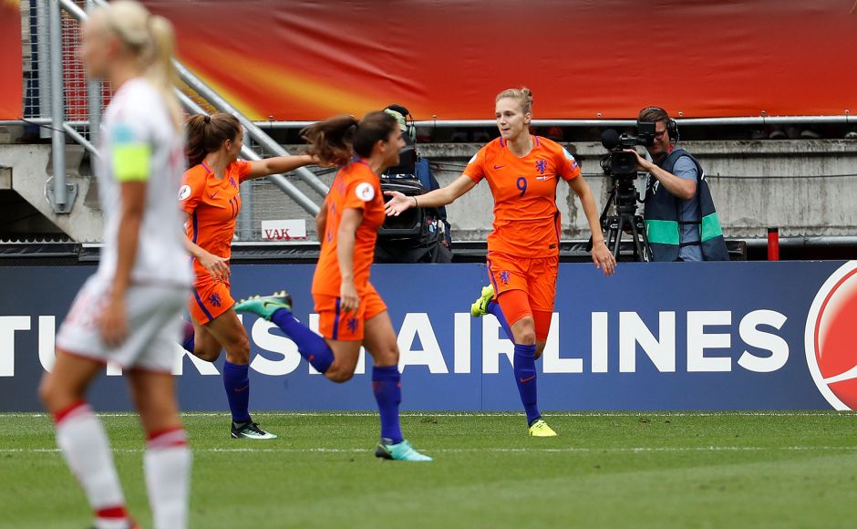 The Dutch struck back quickly, with Vivianne Miedema slamming home Shanice van de Sanden's superb squared pass. Reuters The Dutch struck back quickly, with Vivianne Miedema slamming home Shanice van de Sanden's superb squared pass. Reuters