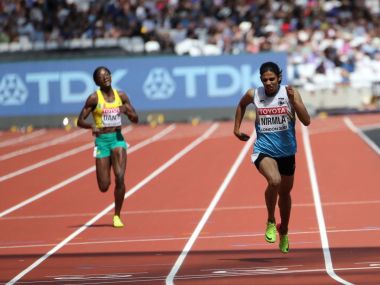 IAAF World Athletics Championships 2017: Nirmala Sheoran finishes in bottom 3, fails to qualify for 400m final IAAF World Athletics Championships 2017: Nirmala Sheoran finishes in bottom 3, fails to qualify for 400m final