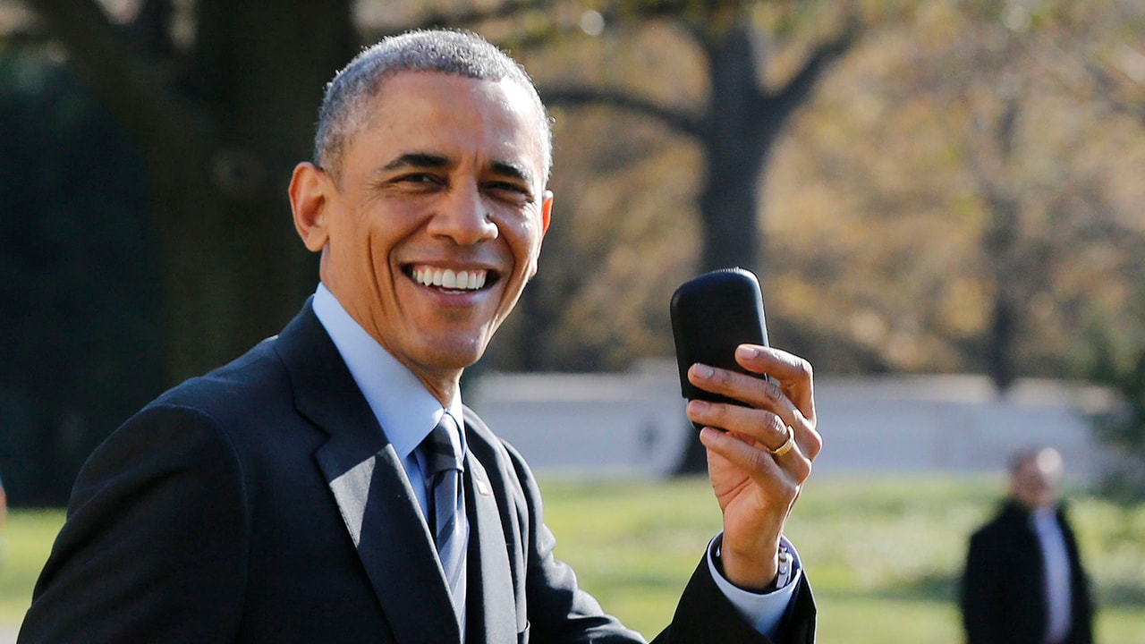 Obama had to fight the CIA for the right to use his BlackBerry when he took office in 2007. Reuters