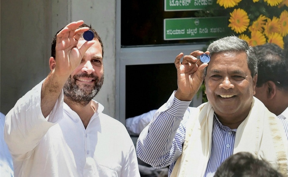 Rahul Gandhi said that the Indira Canteens will serve millions of people working as construction workers, auto rickshaw drivers and barbers who do not have enough money to eat. PTI Rahul Gandhi said that the Indira Canteens will serve millions of people working as construction workers, auto rickshaw drivers and barbers who do not have enough money to eat. PTI