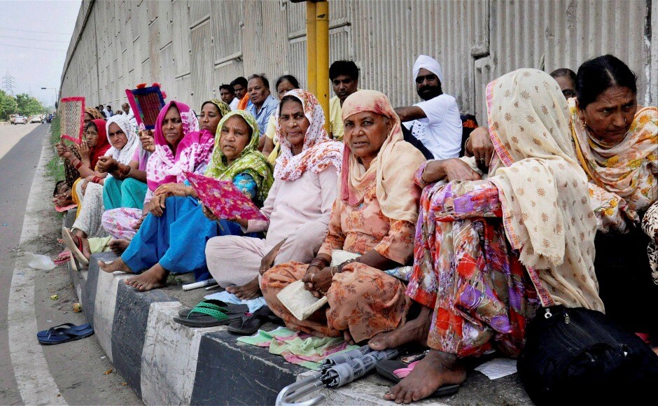 Over one lakh dera supporters have so far arrived at the sect headquarters at Sirsa, about 260 kilometres from Chandigarh. PTI Over one lakh dera supporters have so far arrived at the sect headquarters at Sirsa, about 260 kilometres from Chandigarh. PTI