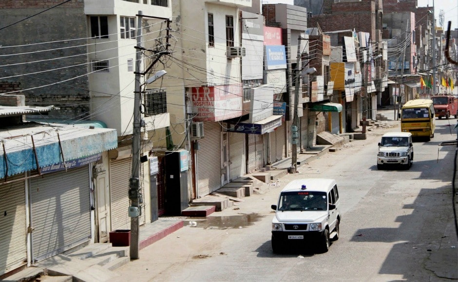 Indefinite curfew was imposed on Thursday night in Sirsa town and three nearby villages as a Indefinite curfew was imposed on Thursday night in Sirsa town and three nearby villages as a