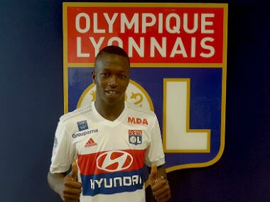 Pape Diop was signed by Lyon in a deal reported to be worth €10 million. Twitter/@OL