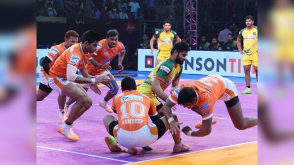 Pro Kabaddi League 2017: Puneri Paltan down Patna Pirates, Jaipur Pink Panthers edge UP Yoddha