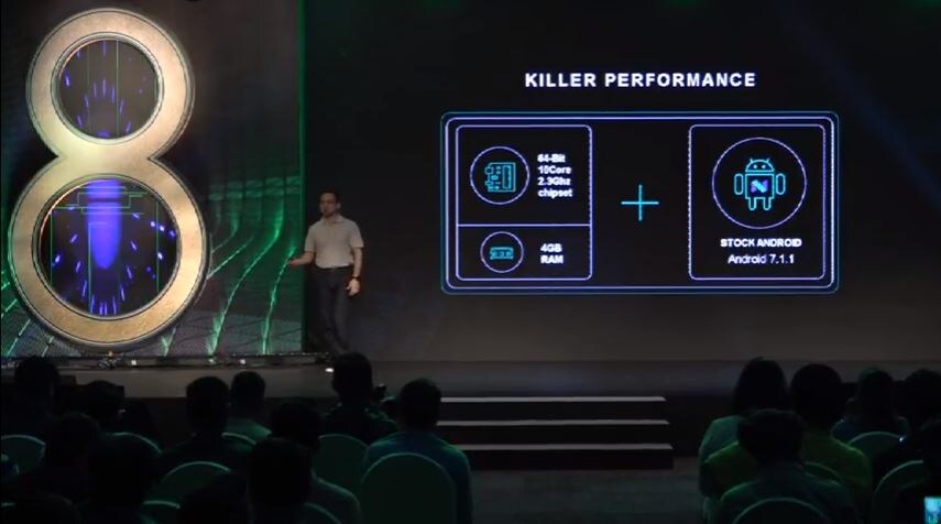 The CPU on the K8 Note is a Helio X23
