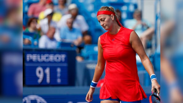 Connecticut Open: Petra Kvitova loses to Shuai Zhang in 1st round; Eugenie Bouchard breezes past Lauren Davis