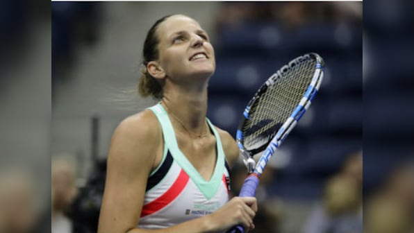 US Open 2017: Karolina Pliskova outclasses Magda Linette to ease into 2nd round on soggy Day 2