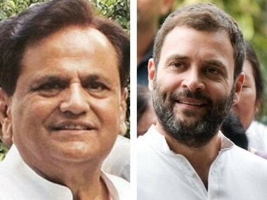 Rahul Gandhi and Ahmed Patel. PTI/Naresh Sharma