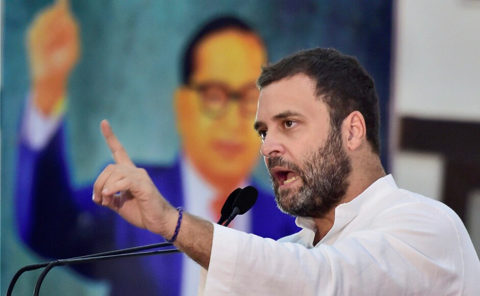 Rahul Gandhi accused the RSS of trying to destroy the Constitution and added that while the Narendra Modi government wanted Swachh Bharat, the Opposition wanted 'Sach Bharat'. PTI Rahul Gandhi accused the RSS of trying to destroy the Constitution and added that while the Narendra Modi government wanted Swachh Bharat, the Opposition wanted 'Sach Bharat'. PTI
