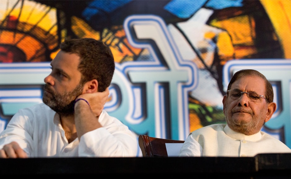 The <em>Sajha Virasat Bachao Sammelan</em> (save composite culture programme) is being seen as the Sharad Yadav's show of strength against JD(U) chief Nitish Kumar's decision to ally with the BJP. He dismissed rumours of being removed from the JD(U) and said that when the people of India rise, even a Hitler cannot stand in their way. AP The <em>Sajha Virasat Bachao Sammelan</em> (save composite culture programme) is being seen as the Sharad Yadav's show of strength against JD(U) chief Nitish Kumar's decision to ally with the BJP. He dismissed rumours of being removed from the JD(U) and said that when the people of India rise, even a Hitler cannot stand in their way. AP