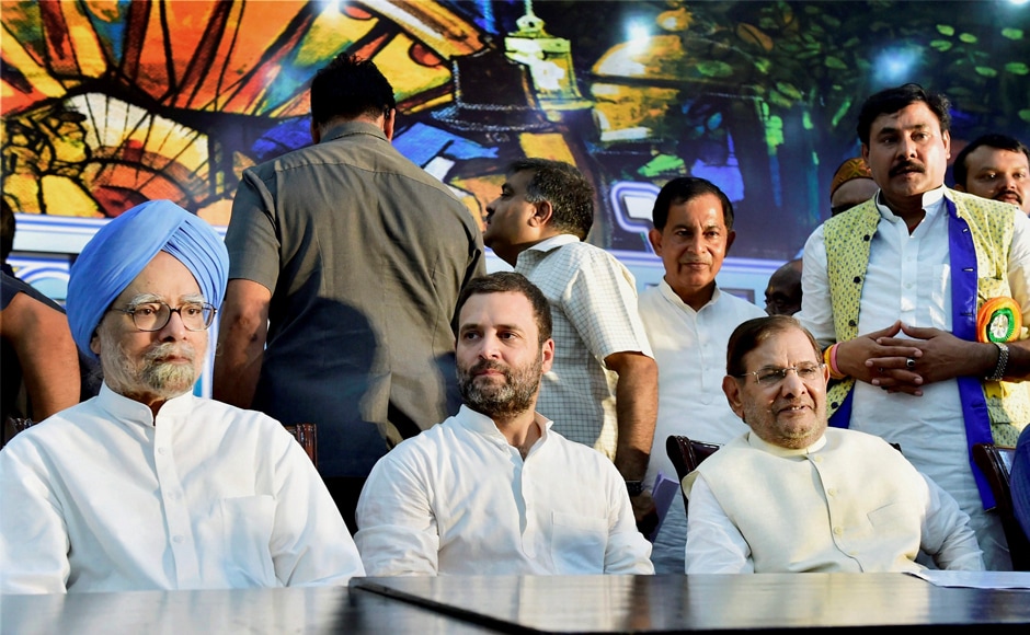 Rahul Gandhi accused the BJP of not fulfilling the promises made to the people during the 2014 general elections. These included bringing back black money stashed abroad and creating jobs for the youth. PTI Rahul Gandhi accused the BJP of not fulfilling the promises made to the people during the 2014 general elections. These included bringing back black money stashed abroad and creating jobs for the youth. PTI