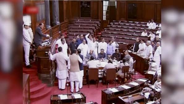 SP, BSP disrupt RS proceedings over Mughalsarai railway station being named after Deen Dayal Upadhayay