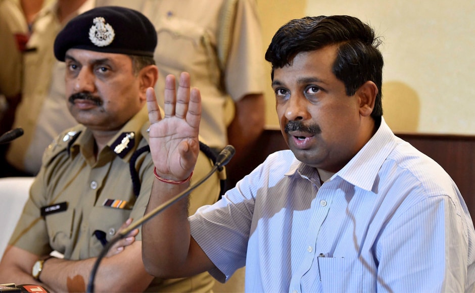 Special Commissioner (Civil) V Umashanker (right) and IG Hisar range AS Dhillon (left), talk to the media in Sirsa after the sentencing on Monday. They asserted Sirsa did not witness any untoward incident after the sentencing. Umashankar said the deputy commissioner of Sirsa had ordered the attachment of Dera Sacha Sauda accounts and compensation to the people affected by violence may be given from these as per court orders. PTI Special Commissioner (Civil) V Umashanker (right) and IG Hisar range AS Dhillon (left), talk to the media in Sirsa after the sentencing on Monday. They asserted Sirsa did not witness any untoward incident after the sentencing. Umashankar said the deputy commissioner of Sirsa had ordered the attachment of Dera Sacha Sauda accounts and compensation to the people affected by violence may be given from these as per court orders. PTI