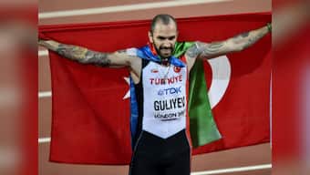 IAAF World Athletic Championships 2017: Ramil Guliyev stuns Wayde van Niekerk with shock 200m gold