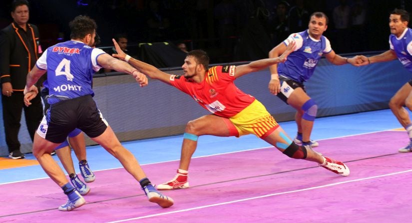 Gujarat Fortunegiants' Sachin has impressed in the Pro Kabaddi League so far. PKL