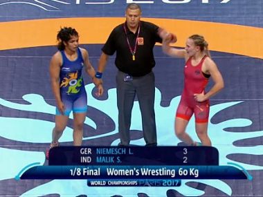 World Wrestling Championships 2017: Sakshi Malik, Vinesh Phogat, Navjot Kaur crash out in Paris World Wrestling Championships 2017: Sakshi Malik, Vinesh Phogat, Navjot Kaur crash out in Paris
