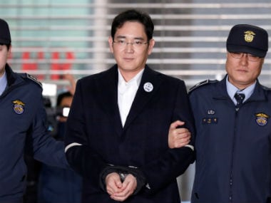 Samsung's Jay Y. Lee was arrested in the graft scandal. Reuters
