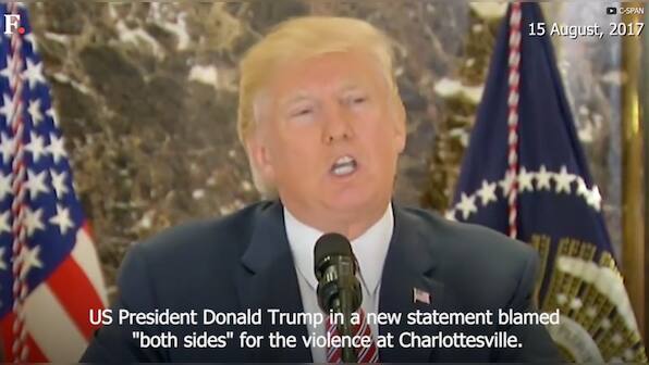 Charlottesville violence: Donald Trump goes off rails in rambling 'infrastructure' press conference, blames both sides again
