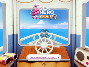 Virtual reality game Sea Hero Quest used to study Alzheimer's disease by scientists Virtual reality game Sea Hero Quest used to study Alzheimer's disease by scientists