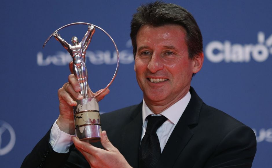 Former British track and field athlete Sebastian Coe received the 2013 Laureus Lifetime Achievement Award. Reuters Former British track and field athlete Sebastian Coe received the 2013 Laureus Lifetime Achievement Award. Reuters