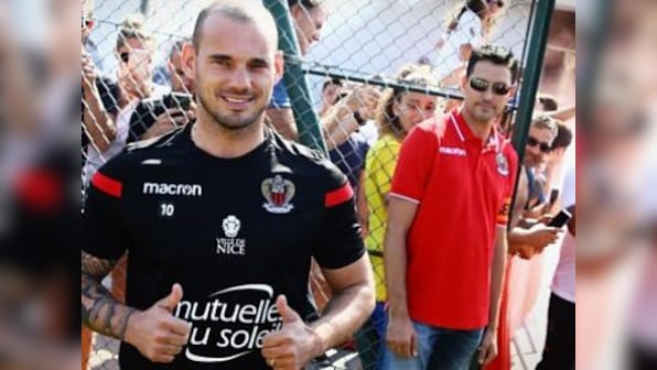 Ligue 1: Wesley Sneijder completes free transfer to Nice, becomes French club's fifth summer buy